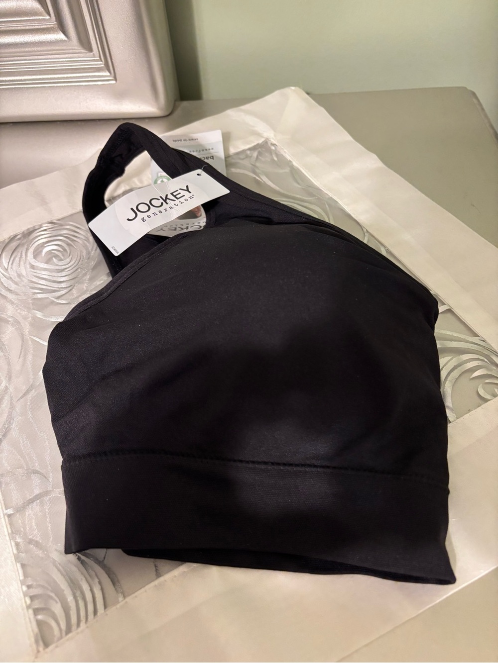 Jockey Black Racerback Sports Bra